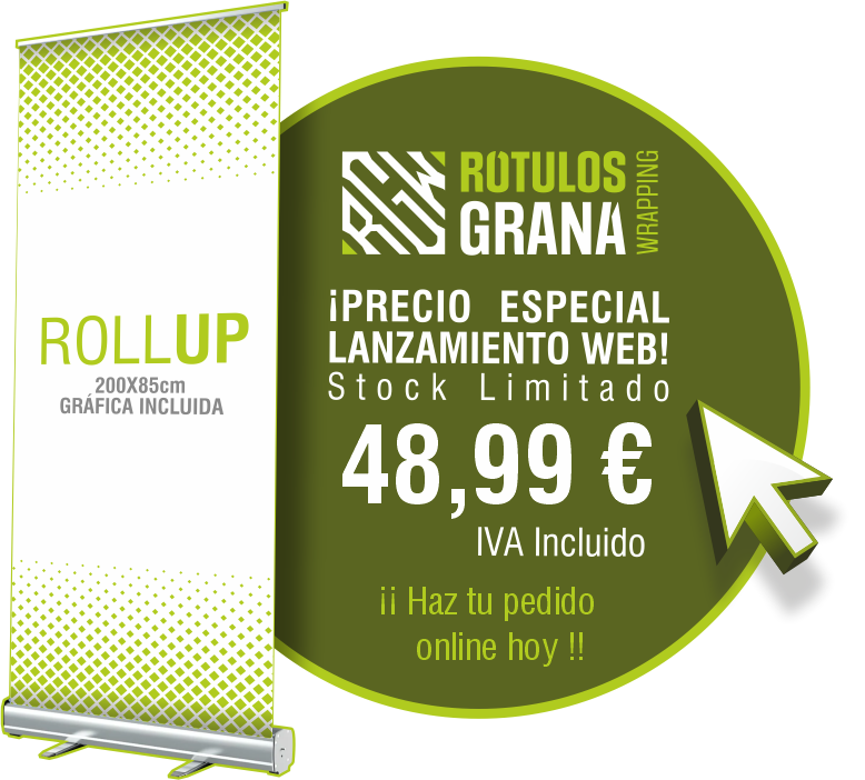Oferta de lanzamiento del Roll Up